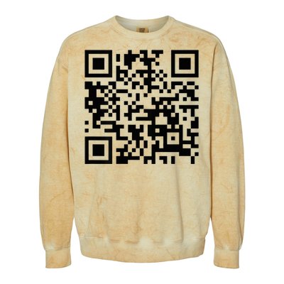 Qr President Trump 4547 Dancing Dance Moves Maga Colorblast Crewneck Sweatshirt