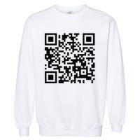 Qr President Trump 4547 Dancing Dance Moves Maga Garment-Dyed Sweatshirt