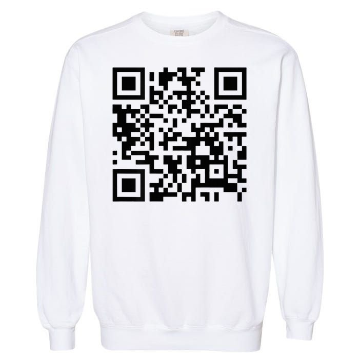 Qr President Trump 4547 Dancing Dance Moves Maga Garment-Dyed Sweatshirt