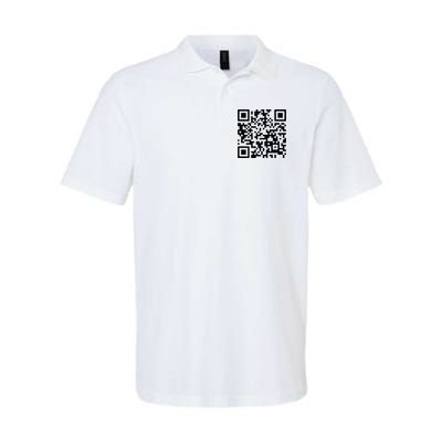 Qr President Trump 4547 Dancing Dance Moves Maga Softstyle Adult Sport Polo