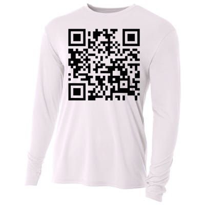 Qr President Trump 4547 Dancing Dance Moves Maga Cooling Performance Long Sleeve Crew