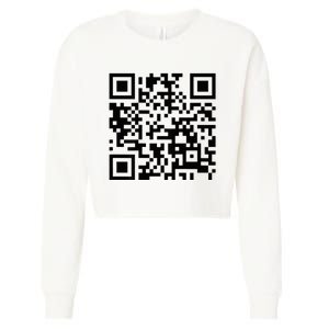 Qr President Trump 4547 Dancing Dance Moves Maga Cropped Pullover Crew