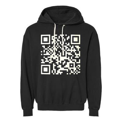 Qr President Trump 4547 Dancing Code Garment-Dyed Fleece Hoodie