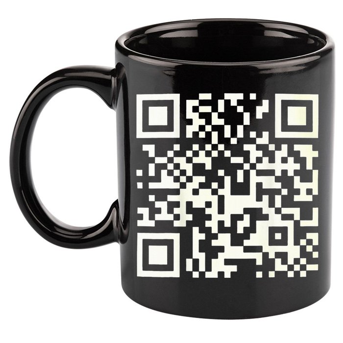 Qr President Trump 4547 Dancing Code 11oz C Handle Ceramic Mug