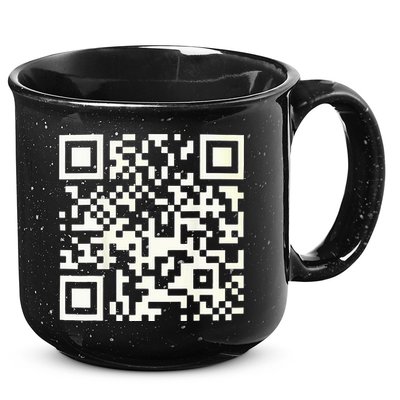 Qr President Trump 4547 Dancing Code 15oz Campfire Ceramic Mug