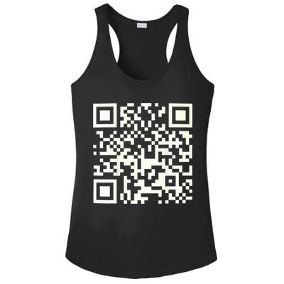 Qr President Trump 4547 Dancing Code Ladies PosiCharge Competitor Racerback Tank