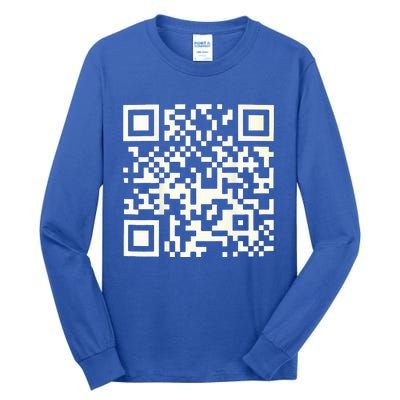 Qr President Trump 4547 Dancing Code Tall Long Sleeve T-Shirt