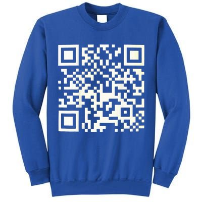 Qr President Trump 4547 Dancing Code Tall Sweatshirt