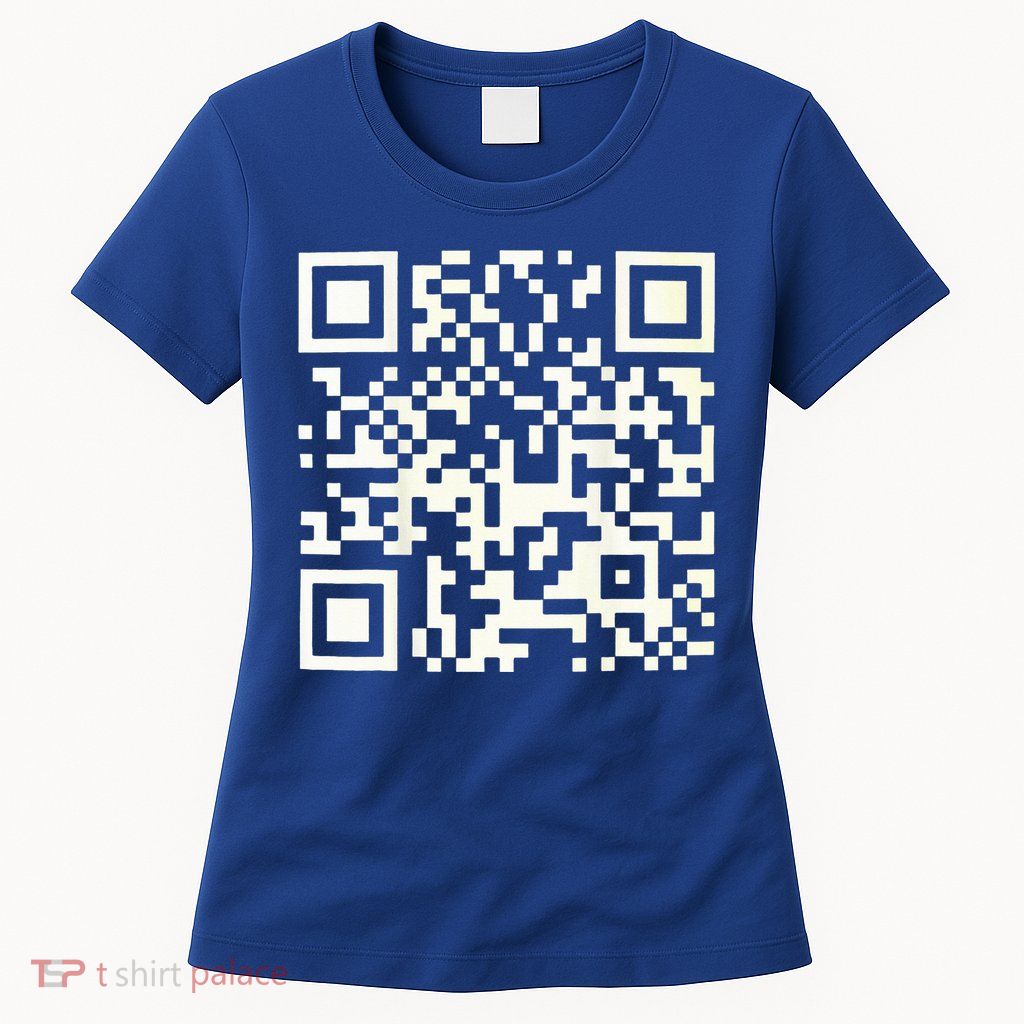 Qr President Trump 4547 Dancing Code Womens T-Shirt