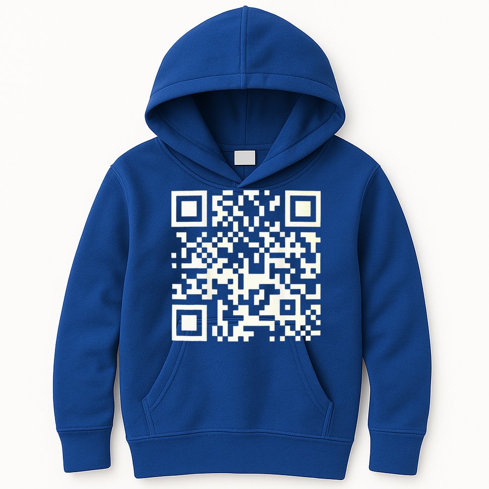 Qr President Trump 4547 Dancing Code Kids Hoodie