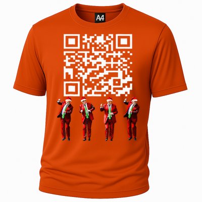 Qr President Trump 4547 Trump Dancing Code Cooling Performance Crew T-Shirt