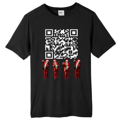 Qr President Trump 4547 Trump Dancing Code Tall Fusion ChromaSoft Performance T-Shirt