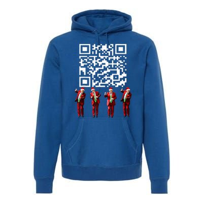 Qr President Trump 4547 Trump Dancing Code Premium Hoodie