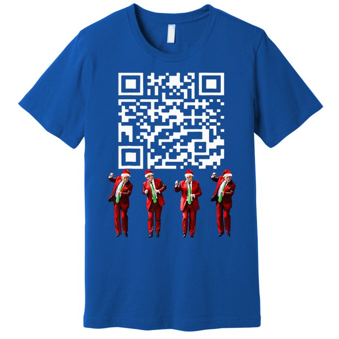 Qr President Trump 4547 Trump Dancing Code Premium T-Shirt