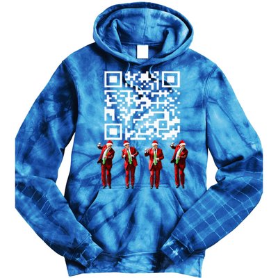 Qr President Trump 4547 Trump Dancing Code Tie Dye Hoodie