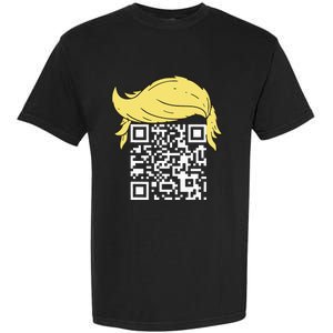 Qr President Trump Dance Code Garment-Dyed Heavyweight T-Shirt