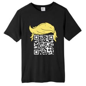 Qr President Trump Dance Code Tall Fusion ChromaSoft Performance T-Shirt