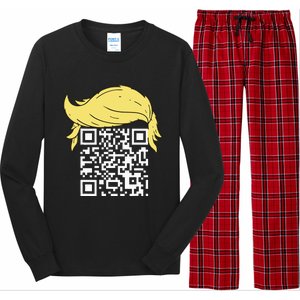 Qr President Trump Dance Code Long Sleeve Pajama Set