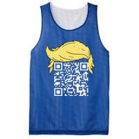 Qr President Trump Dance Code Mesh Reversible Basketball Jersey Tank