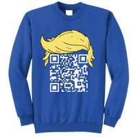 Qr President Trump Dance Code Tall Sweatshirt