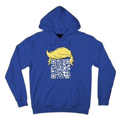 Qr President Trump Dance Code Tall Hoodie