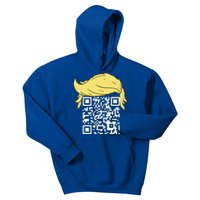 Qr President Trump Dance Code Kids Hoodie