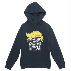 Qr President Trump Dance Code Urban Pullover Hoodie