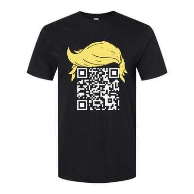 Qr President Trump Dance Code Softstyle CVC T-Shirt