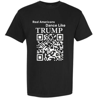 Qr President Trump 4547 Dancing Dance Moves Maga Garment-Dyed Heavyweight T-Shirt