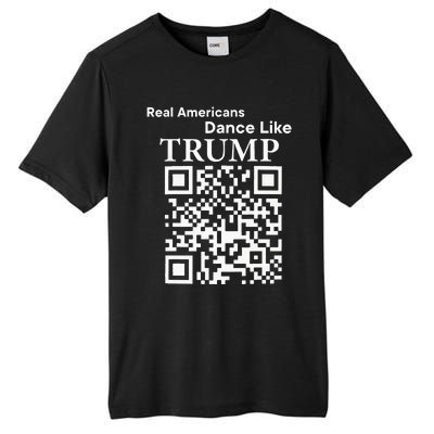 Qr President Trump 4547 Dancing Dance Moves Maga Tall Fusion ChromaSoft Performance T-Shirt