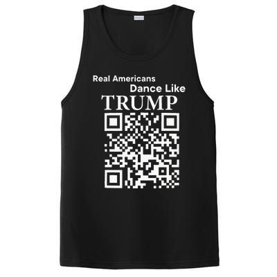 Qr President Trump 4547 Dancing Dance Moves Maga PosiCharge Competitor Tank