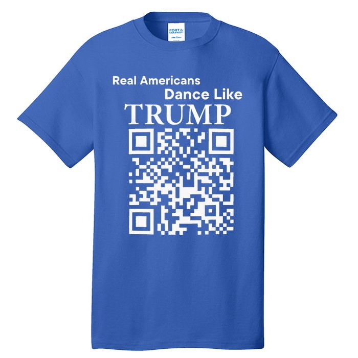 Qr President Trump 4547 Dancing Dance Moves Maga Tall T-Shirt