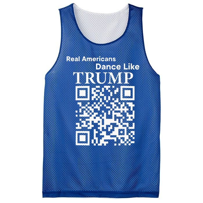 Qr President Trump 4547 Dancing Dance Moves Maga Mesh Reversible Basketball Jersey Tank