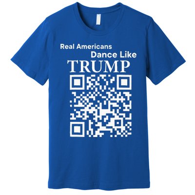 Qr President Trump 4547 Dancing Dance Moves Maga Premium T-Shirt