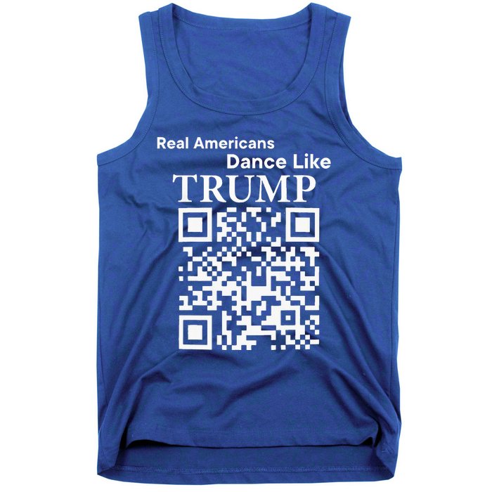 Qr President Trump 4547 Dancing Dance Moves Maga Tank Top