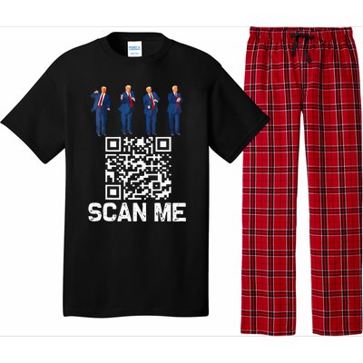 Qr President Trump 4547 Trump Dancing Code Pajama Set