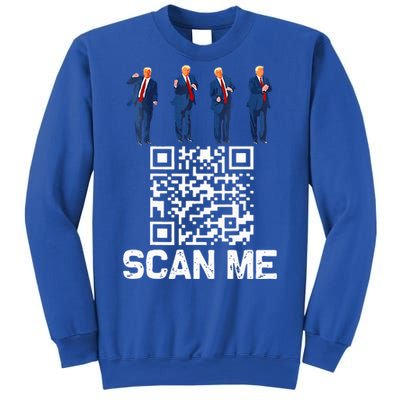 Qr President Trump 4547 Trump Dancing Code Sweatshirt