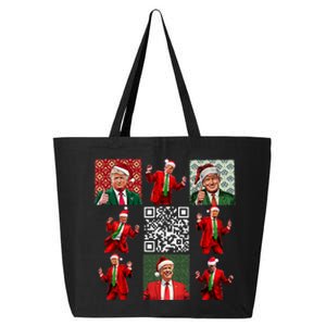 Qr President Trump Christmas Dancing Dance Moves Maga 25L Jumbo Tote