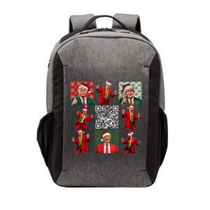 Qr President Trump Christmas Dancing Dance Moves Maga Vector Backpack