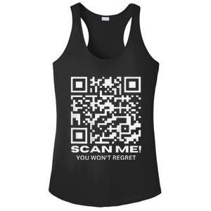 Qr President Trump 4547 Funny Dancing Dance Moves Maga Code Ladies PosiCharge Competitor Racerback Tank