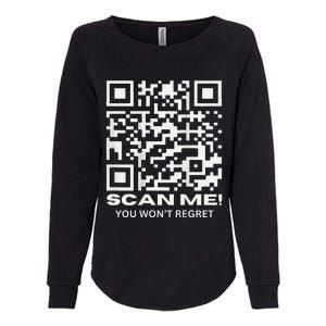 Qr President Trump 4547 Funny Dancing Dance Moves Maga Code Womens California Wash Sweatshirt