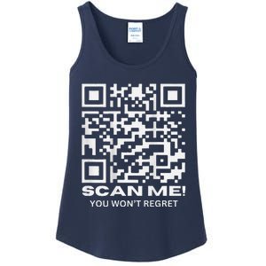 Qr President Trump 4547 Funny Dancing Dance Moves Maga Code Ladies Essential Tank