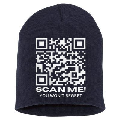 Qr President Trump 4547 Funny Dancing Dance Moves Maga Code Short Acrylic Beanie