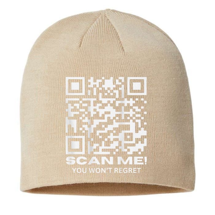 Qr President Trump 4547 Funny Dancing Dance Moves Maga Code Sustainable Beanie