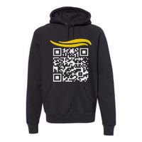 Qr President Trump Dance Code Premium Hoodie