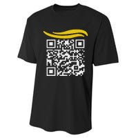 Qr President Trump Dance Code Performance Sprint T-Shirt