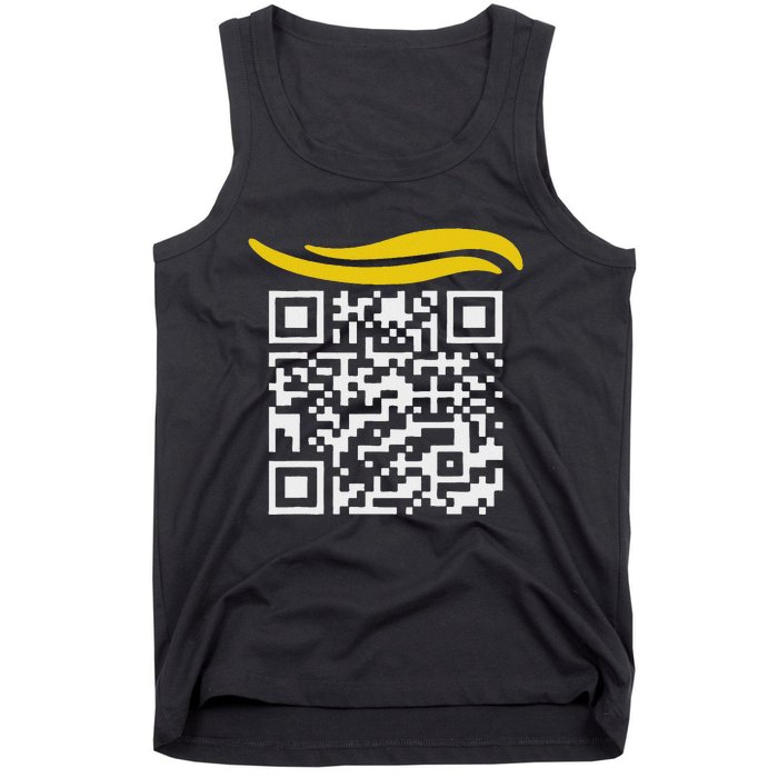 Qr President Trump Dance Code Tank Top