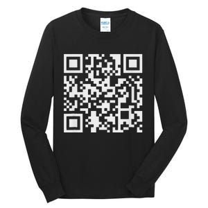 Qr President Trump Dance Code Tall Long Sleeve T-Shirt