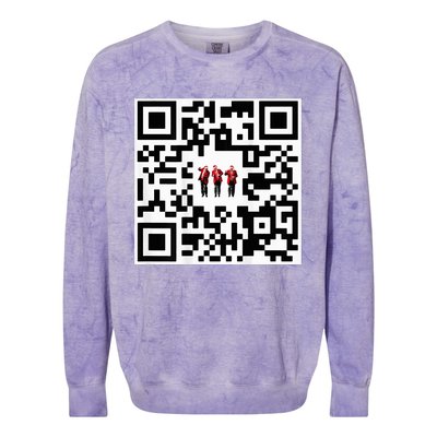 Qr President Trump 4547 Colorblast Crewneck Sweatshirt