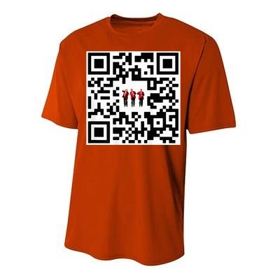 Qr President Trump 4547 Performance Sprint T-Shirt